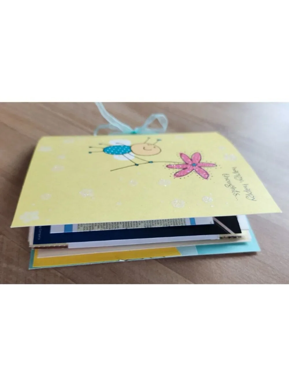 Happy Thoughts Junk Journal Handmade 60 pages